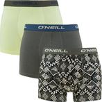 2dekans | ONeill heren 3P boxers ikat & effen groen - Maat, Kleding | Heren, Ondergoed, Ophalen of Verzenden