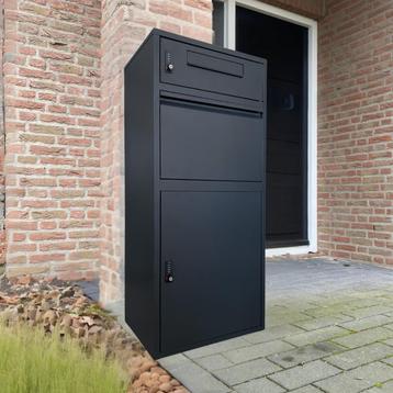 ParcelXL DuoBox -  Pakketbrievenbus apart postvak - Zwart beschikbaar voor biedingen