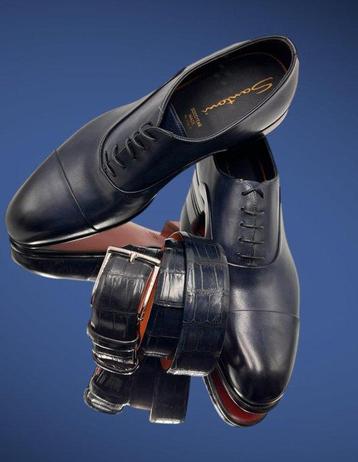 Santoni - Platte schoenen - Maat: EU 42.5 - Nieuw in doos, Nieuw