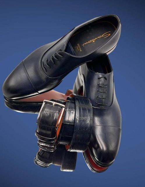 Santoni - Platte schoenen - Maat: EU 42.5 - Nieuw in doos, Kleding | Heren, Schoenen