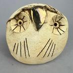 Ewa Budzowska - No reserve- the OWL- with 24carat gold), Antiek en Kunst