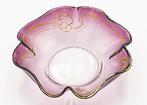 Moser & Söhne Art Nouveau Enamelled Glass Bowl 1900 - Bol -, Antiek en Kunst