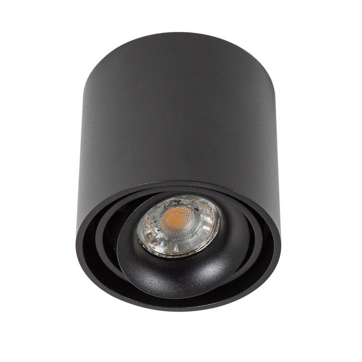 Spots opbouw Oliver Opbouwspot Rond Zwart Binnenverlichting, Maison & Meubles, Lampes | Autre, Envoi