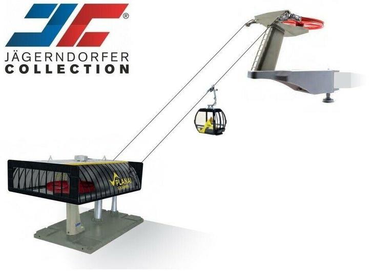 Jagerndorfer - 1/32 Kabelbaan D-line Planai Zwart/geel, Diversen, Kerst, Nieuw, Verzenden