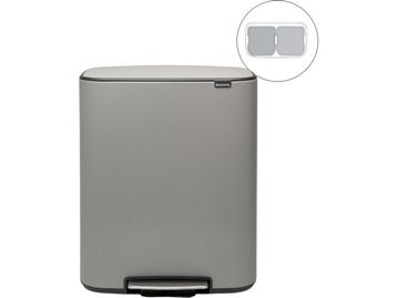 Brabantia Bo Prullenbak - 2 x 30 liter - Afvalscheiding -, Verzenden