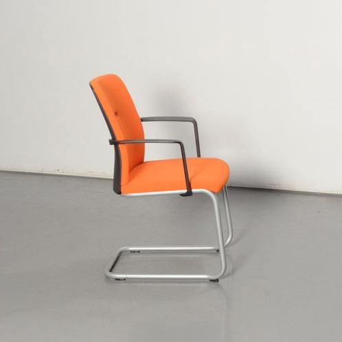 Steelcase vergaderstoel, oranje, sledeframe, Maison & Meubles, Chaises, Enlèvement ou Envoi