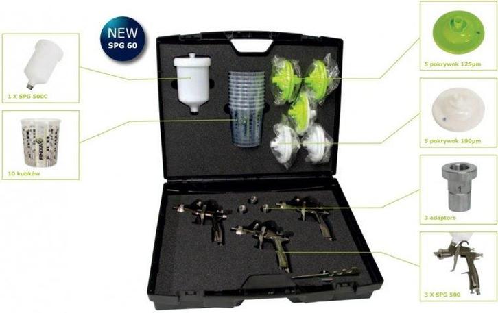 Spuitkoffer set SPG 60, Auto diversen, Auto-accessoires, Verzenden