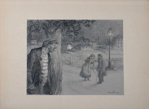 Jules-Abel Faivre (1867-1945) - Sous le couteau, Antiek en Kunst, Kunst | Designobjecten