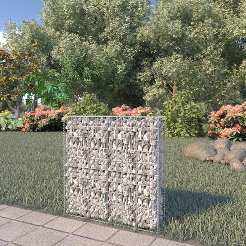 vidaXL Schanskorfmuur met deksels 80x20x100 cm, Jardin & Terrasse, Clôtures de jardin, Envoi