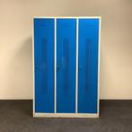 Garderobe lockerkast, 3 vaks (hxbxd) 180x119x50 cm, grijs-, Maison & Meubles, Armoires | Armoires murales