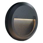 LED wandlamp rond opbouw voetpad lamp 2W Warm wit Netstroom, Huis en Inrichting, Lampen | Wandlampen, Verzenden, Nieuw, Overige materialen