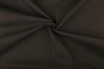Decoratiestof donkertaupe - Canvas stof 45m op rol, Hobby en Vrije tijd, Stoffen en Lappen, Overige kleuren, 120 cm of meer, Ophalen of Verzenden