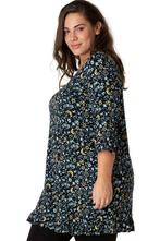 Tuniek Yesta ruche zoom mouw 88CM maat 48, Verzenden