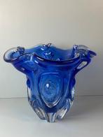 Vase - Vase vintage bleu élégant - Verre