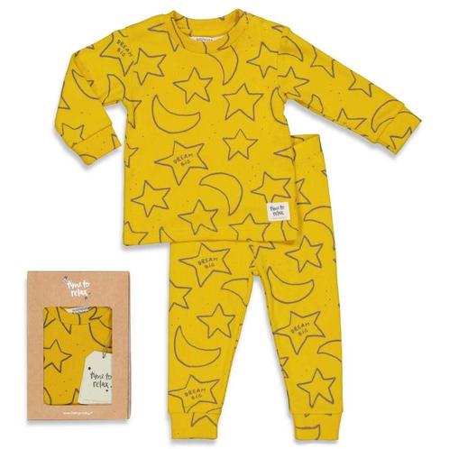 Feetje - Pyjama Star Skylar Geel, Kinderen en Baby's, Babykleding | Overige, Meisje, Nieuw, Ophalen of Verzenden