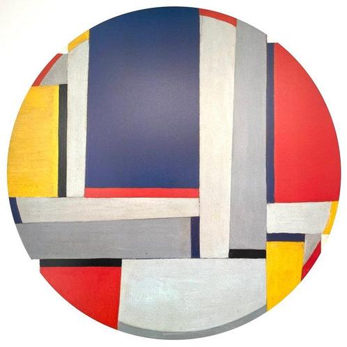 Fritz Glarner (after) - Relational Painting Tondo 43 -, Antiek en Kunst, Antiek | Meubels | Stoelen en Sofa's
