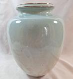 Mobach Utrecht - Vase - 037 - Faïence - Laqué turquoise, Antiek en Kunst