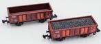Roco N - 25029 (loaded), 25018 (empty) - Wagon de, Nieuw