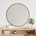 vidaXL Wandspiegel rond Ø60 cm zwart, Huis en Inrichting, Woonaccessoires | Spiegels, Verzenden, Nieuw
