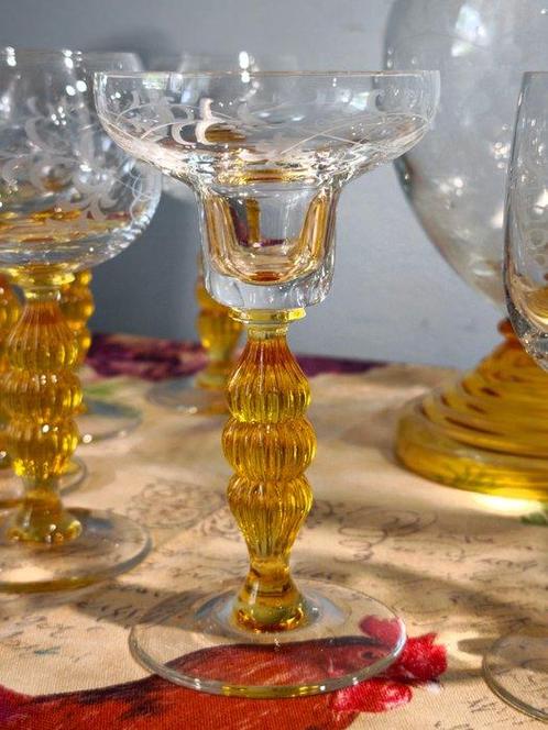 Theresienthal - Drinkservies (12) - Lukrecía - Kristal -, Antiek en Kunst, Antiek | Meubels | Tafels