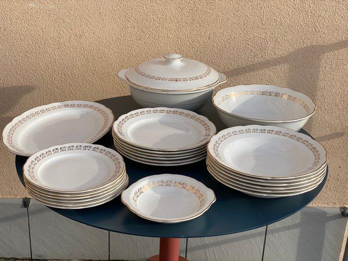 Richard Ginori - Completo - Eetservies voor 6 (22) -, Antiek en Kunst, Antiek | Meubels | Tafels