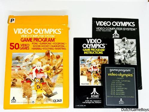 Atari 2600 - Game Program - 50 - Video Olympics, Games en Spelcomputers, Spelcomputers | Atari, Gebruikt, Verzenden