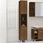 vidaXL Badkamerkast 30x30x179 cm bewerkt hout bruin, Huis en Inrichting, Badkamer | Badkamermeubels, Verzenden, Nieuw