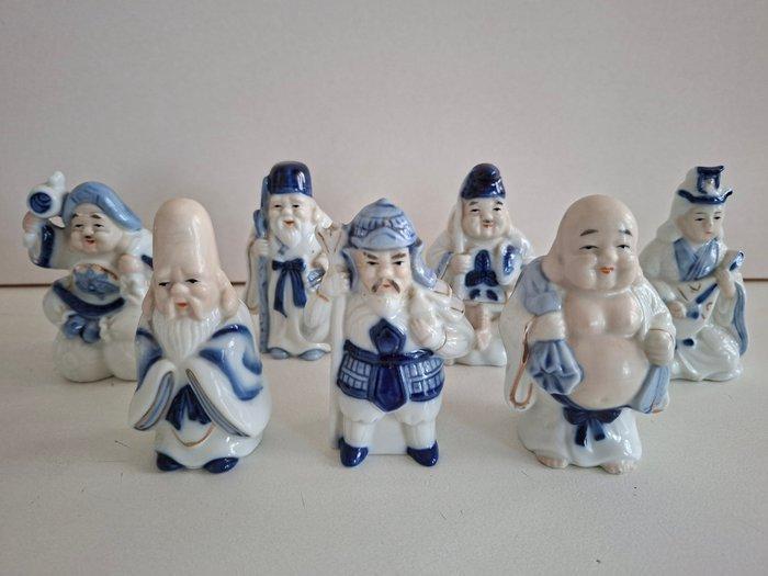 EIHO - Figuur - DIOSES DE LA FORTUNA (7) - Porselein, graad, Antiek en Kunst, Antiek | Speelgoed