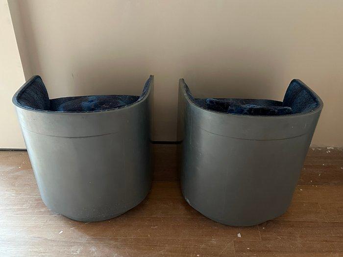 Fauteuil (2) - Velours, Antiquités & Art, Art | Objets design