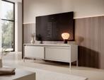 Meubella TV-Meubel Saran beige 153 cm, Overige materialen, Verzenden, 150 tot 200 cm, Nieuw