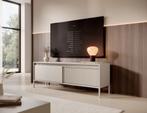 Meubella TV-Meubel Saran beige 153 cm, Nieuw, 150 tot 200 cm, Overige materialen, 25 tot 50 cm