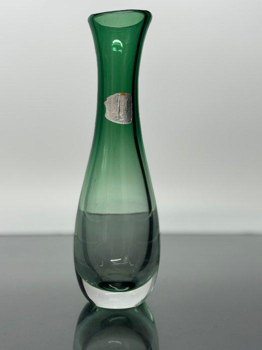 Val Saint Lambert - Vaas - Kristal - Vase vert VSL, Antiquités & Art, Antiquités | Verre & Cristal