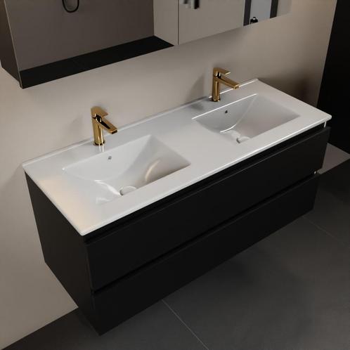 MONDIAZ AIVY 120cm badmeubel Urban, wastafel glanzend wit, Doe-het-zelf en Bouw, Sanitair, Overige typen, Nieuw, Ophalen of Verzenden