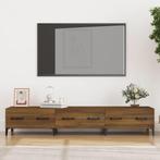 vidaXL Tv-meubel 150x34,5x30 cm bewerkt hout bruin, Huis en Inrichting, Kasten |Televisiemeubels, Verzenden, Nieuw