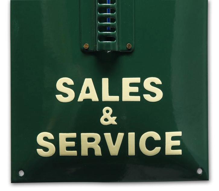 Thermometer Daimler emaille, Verzamelen, Merken en Reclamevoorwerpen, Verzenden