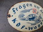 KDF-Wagen, collectors plate - Plaque émaillée - En alliage