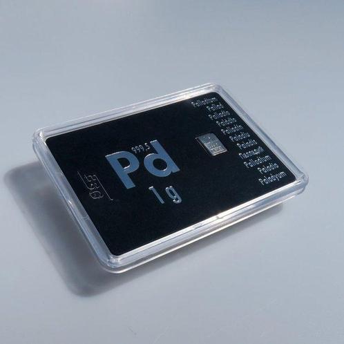 1 gramme - Palladium - Avec certificat (Sans Prix de, Postzegels en Munten, Edelmetalen en Baren