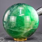 Exclusieve groene fluoriet-kogel – Symbool voor helderheid,