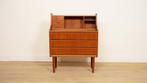 Vintage secretaire | Teak | 80 cm, Huis en Inrichting, Kasten | Secretaires, Ophalen of Verzenden, Nieuw