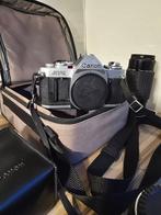 Canon, Sigma, Vivitar AV-1 + FD 2,8/28mm + 3.5-4/80-200mm +, Nieuw