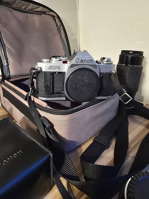 Canon, Sigma, Vivitar AV-1 + FD 2,8/28mm + 3.5-4/80-200mm +, Audio, Tv en Foto, Fotocamera's Analoog