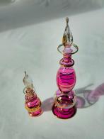Bohemian - Parfumfles (2) - Glas, Antiek en Kunst