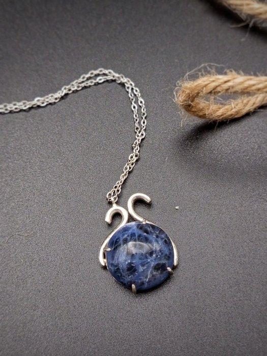 Juwel Frammento di blu handgemaakt in 925 zilver met, Collections, Minéraux & Fossiles