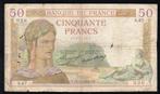 1934 Frankreich Pick 81 50 Francs Ceres 26/09/1935 S 67, Verzenden