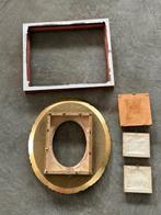 Lijst (5) - Hout, Hars, Glas - Set van lijsten