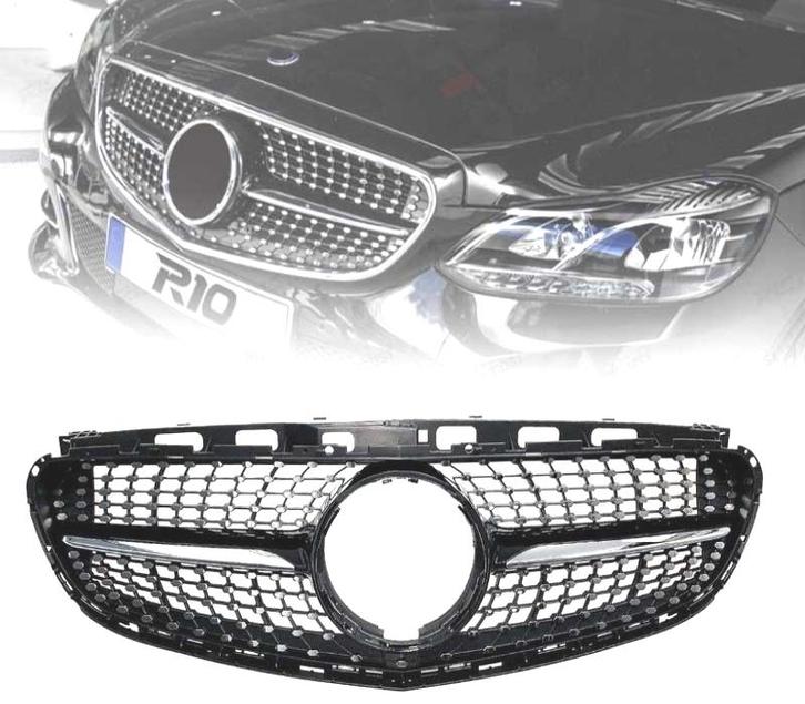 Calandre Pour Mercedes Classe E W212 Amg 14-16 Look Diamond, Auto-onderdelen, Carrosserie, Verzenden