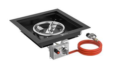 GoFire inbouwbrander vierkant 40 x 40 cm | Flexibel, Tuin en Terras, Vuurtafels, Nieuw, Verzenden