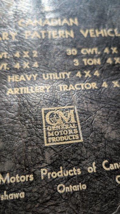 General Motors Products of Canada - Maintenance Manual, Verzamelen, Militaria | Tweede Wereldoorlog
