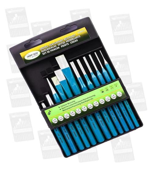 Drevels, centerpunten en beitels in 1 set (12 delig), Doe-het-zelf en Bouw, Gereedschap | Overige machines, Nieuw, Verzenden