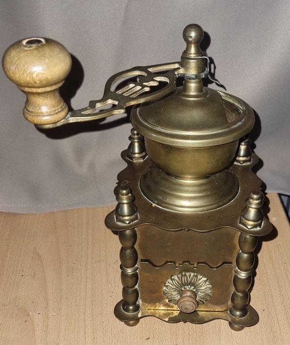 Koffiemolen - Koper - zware koperen koffiemolen, Antiek en Kunst, Antiek | Keukengerei